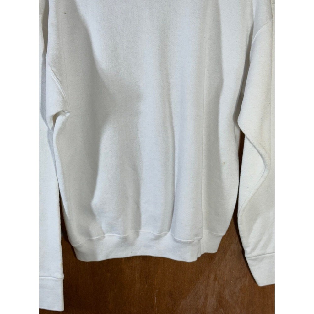 Vintage Floral Flower Sparkle Crewneck Sweater Sweatshirt Women’s Medium M USA - Picture 9 of 9